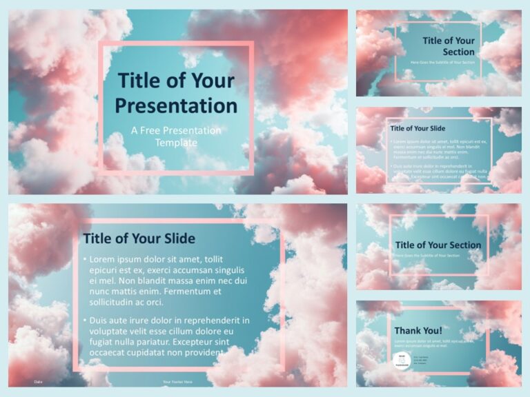 Pastel Sky Template for PowerPoint (POTX) & Google Slides