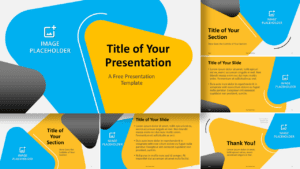 Trinity Abstract Template for PowerPoint and Google Slides in widescreen format, featuring modern, structured slides and placeholders.