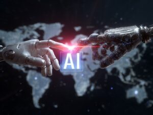 Futuristic AI Concept with Robotic - Artificial Intelligence Concept 300x226 