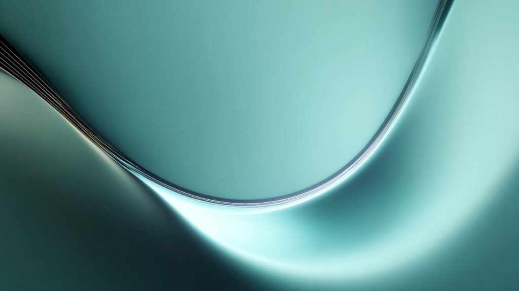 A light blue-green abstract gradient background with flowing curves and soft lighting for modern digital designs.