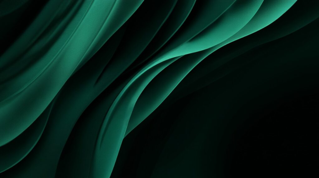 Elegant dark green background with soft flowing textures creating a subtle and sophisticated visual effect.