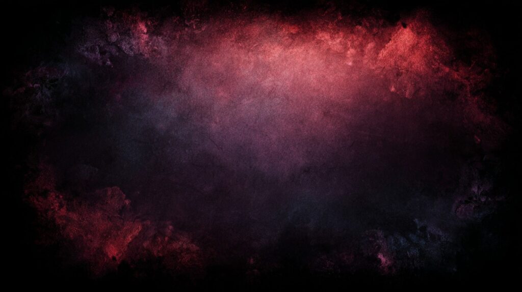 Dark textured black background featuring soft red and purple hues for a moody and artistic visual effect.