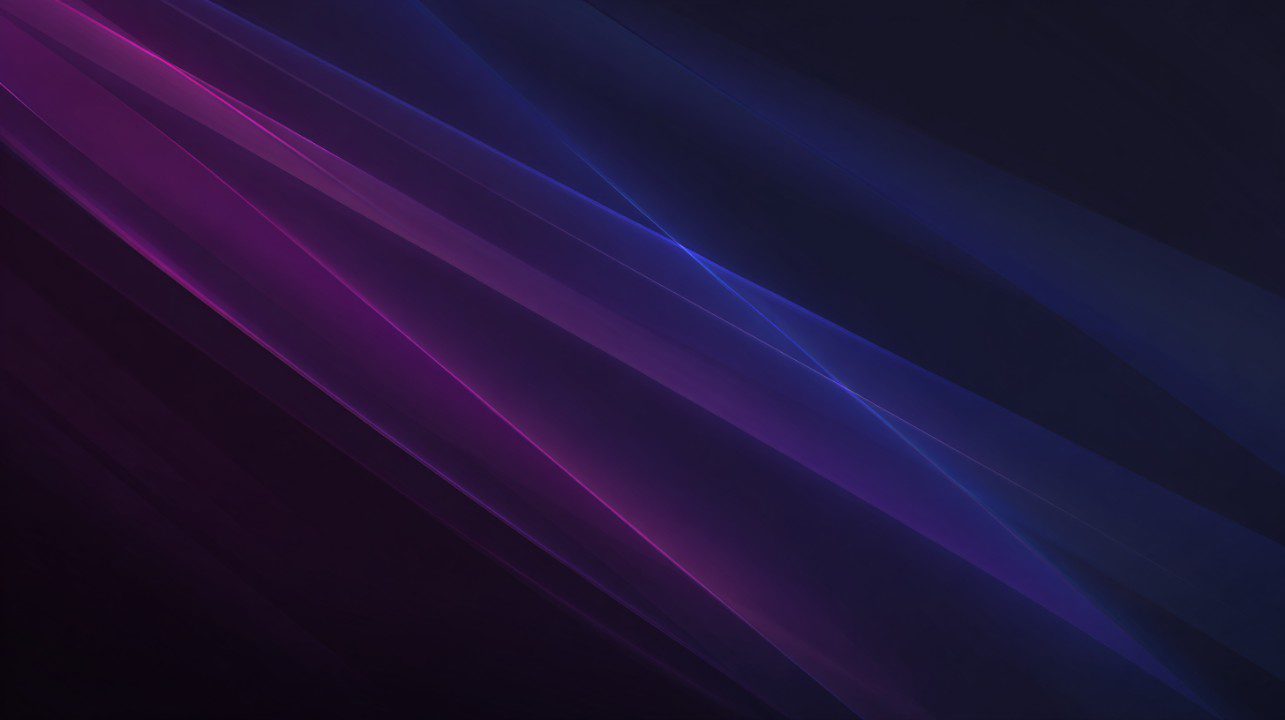 Elegant abstract background with smooth flowing gradients in deep purple, dark blue, and pink tones, perfect for digital designs.