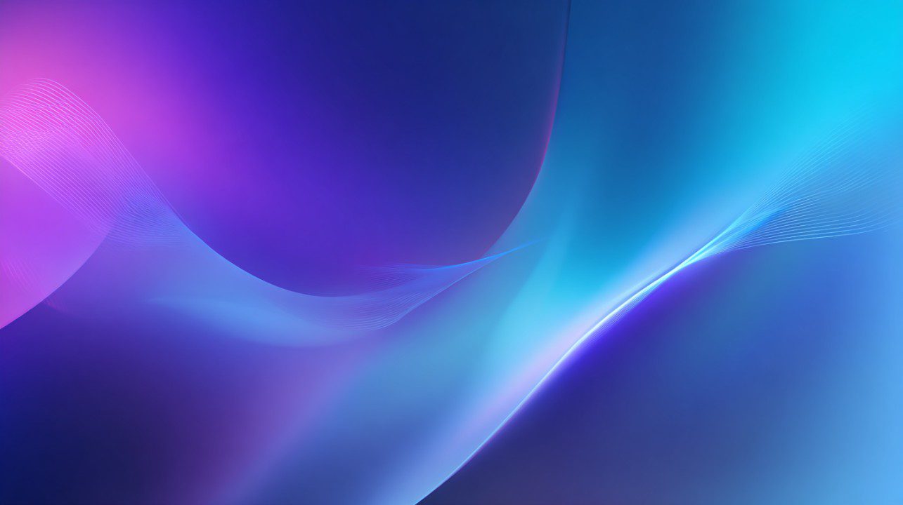 Elegant purple and blue background with smooth gradient waves, ideal for professional and corporate digital designs.