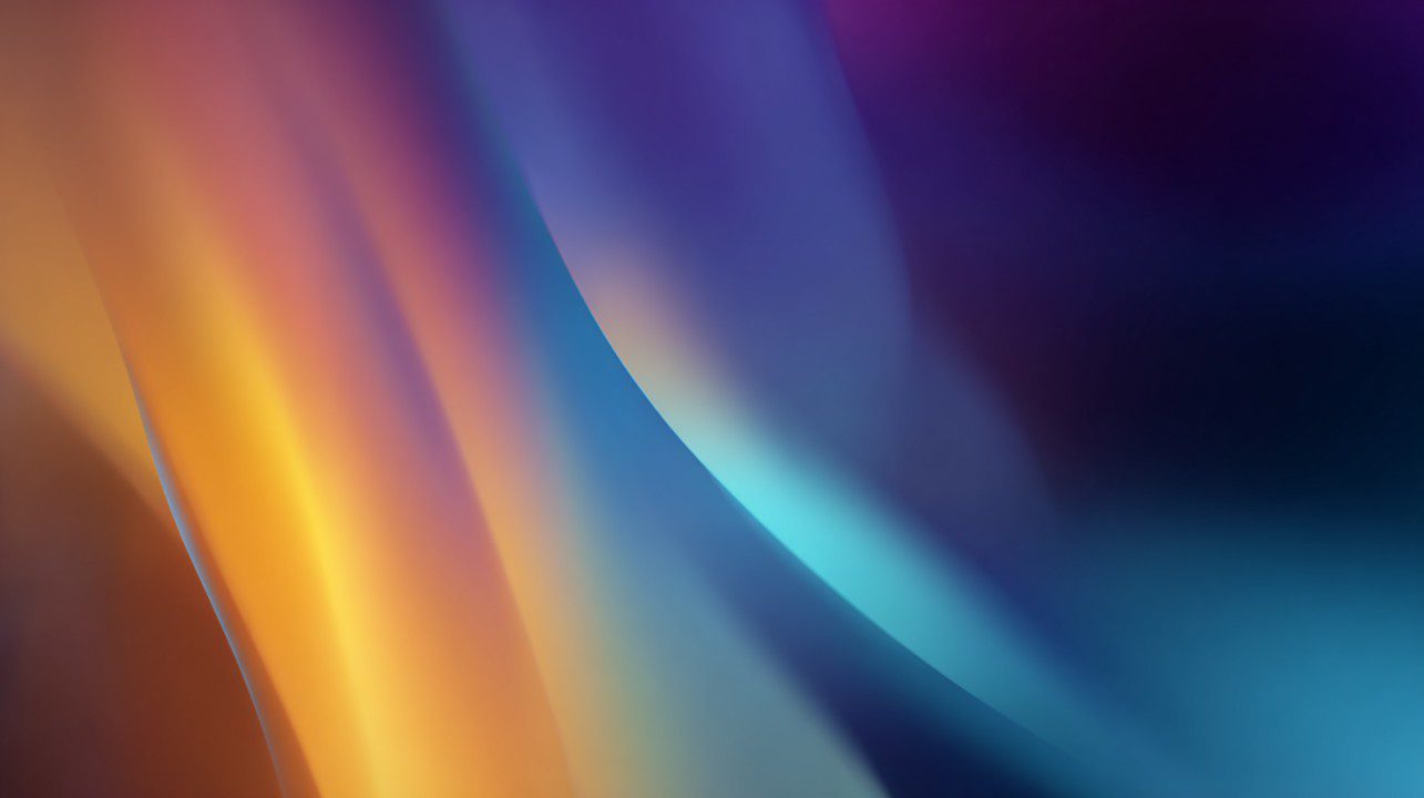 Abstract blurry gradient background with warm orange and cool blue tones, ideal for LinkedIn and business profiles.