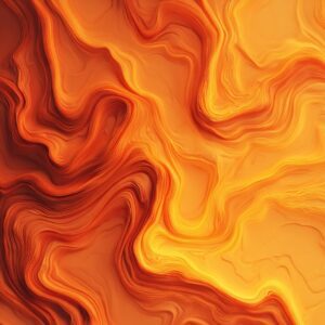 Abstract digital texture with swirling red, orange, and yellow patterns resembling molten lava or magma.