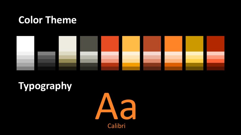 Silent Prayer Template Color Palette and Fonts Preview Preview slide showing the font styles and color scheme of the Silent Prayer Template for PowerPoint and Google Slides in warm spiritual tones.