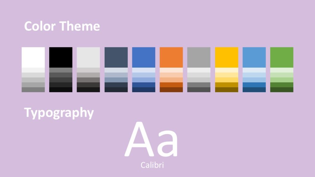Soft Dreamy Bubbles Template Color Palette and Fonts Preview Slide preview showing the template's pastel color scheme and typeface styles designed for PowerPoint and Google Slides.