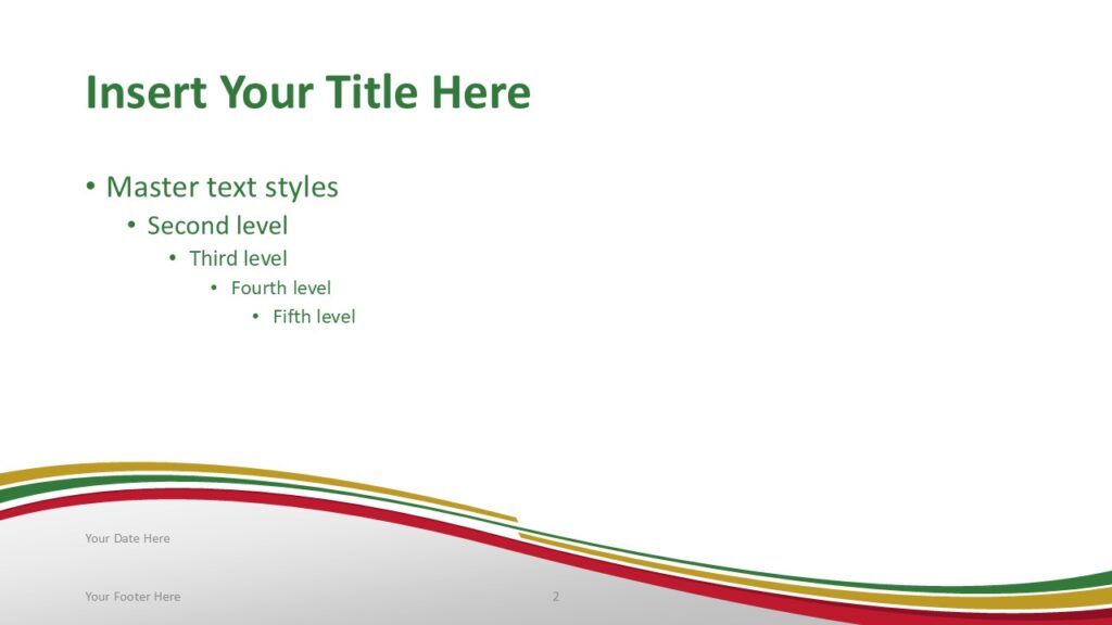 Congo Flag Presentation Slide Template for PowerPoint Congo Flag Presentation Slide Template for PowerPoint
