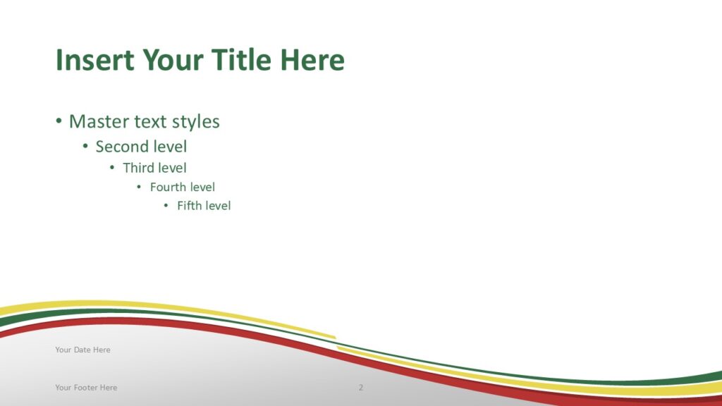 Ethiopia Flag Presentation Slide Template for PowerPoint Ethiopia Flag Presentation Slide Template for PowerPoint