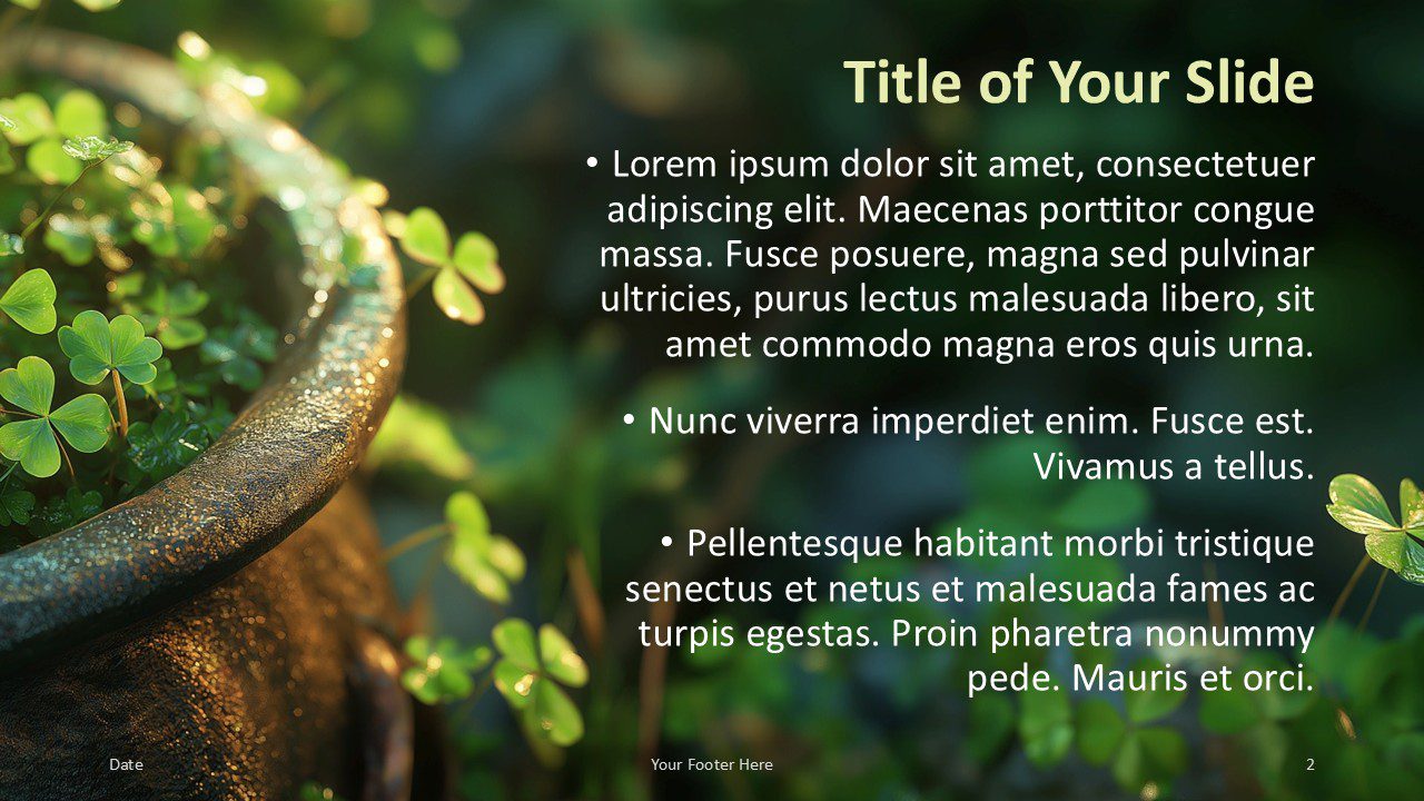 Lucky Clover Template for PowerPoint and Google Slides