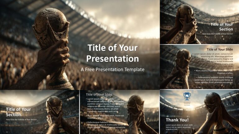Victory Trophy Template for PowerPoint and Google Slides - PresentationGO