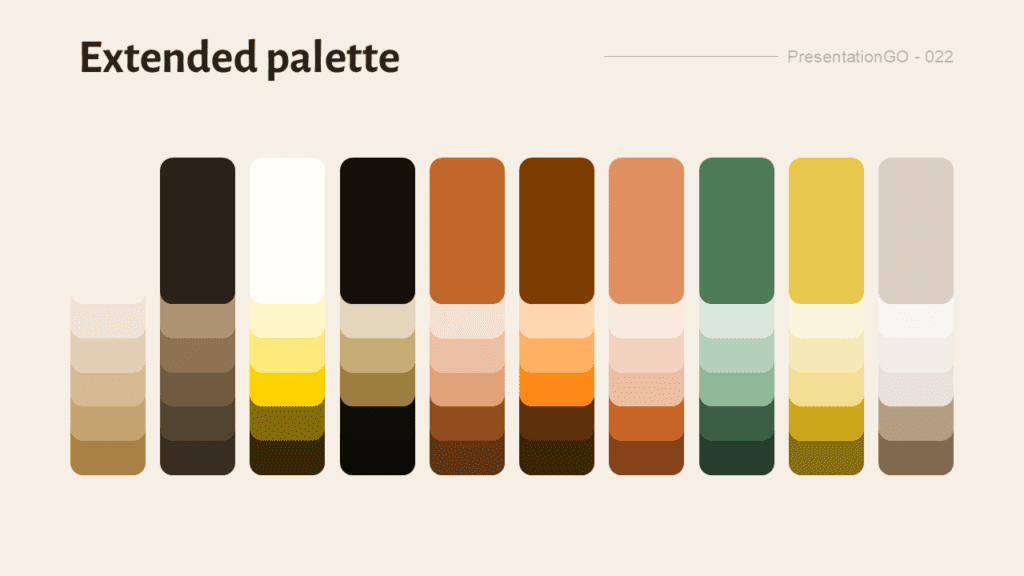 Patina House Extended Color Palette Extended Patina House color palette with tonal variations and complementary earthy shades