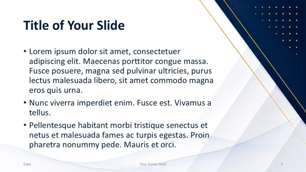 Academic Prestige PowerPoint Google Slides Text Layout Academic Prestige PowerPoint and Google Slides presentation template with alternate editable content layout for clear communication.