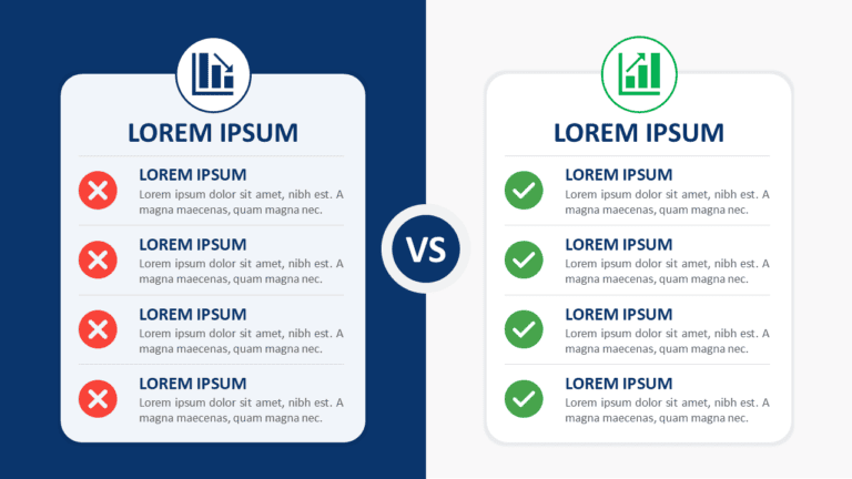 Split-Screen Comparison Cards for PowerPoint and Google Slides